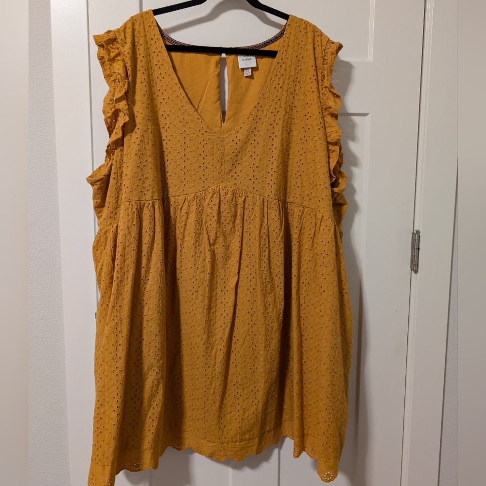 Knox Rose eyelet shift dress 4x